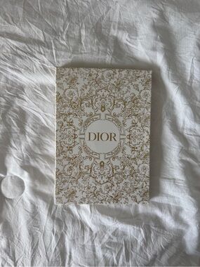 Dior Notebook Gift Box - White & Gold